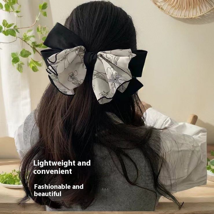 Women's Mesh Spring Bow Clip