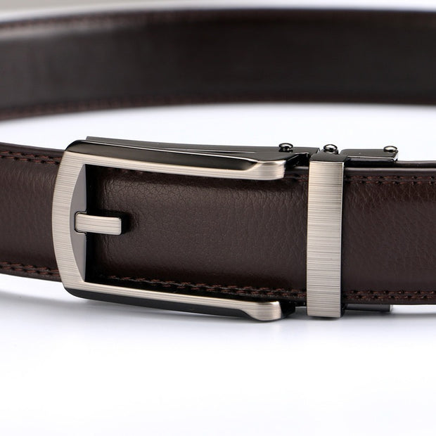 Two-layer Buckle Men's Belt