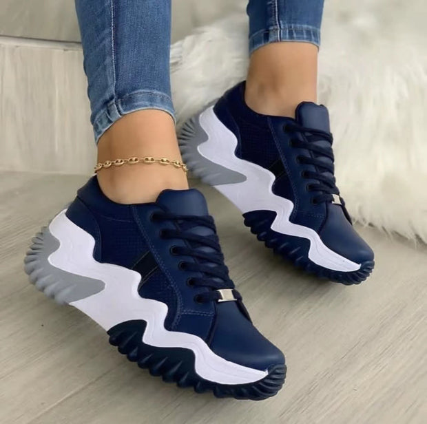 Women Lace-up Sports Sneakers