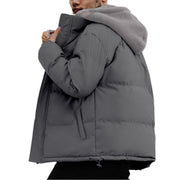 Men's Ski Thick Windproof Down Jacket Men's 2-piece Cotton-padded Jacket