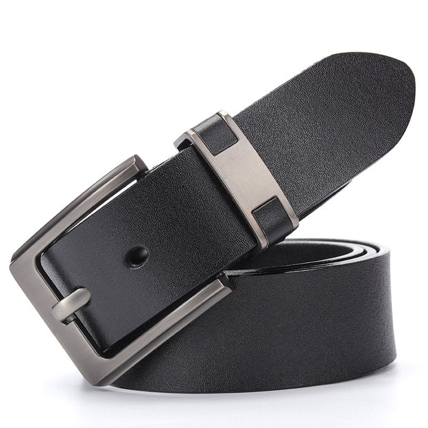 Men's Two-Layer Cow Leather Belt